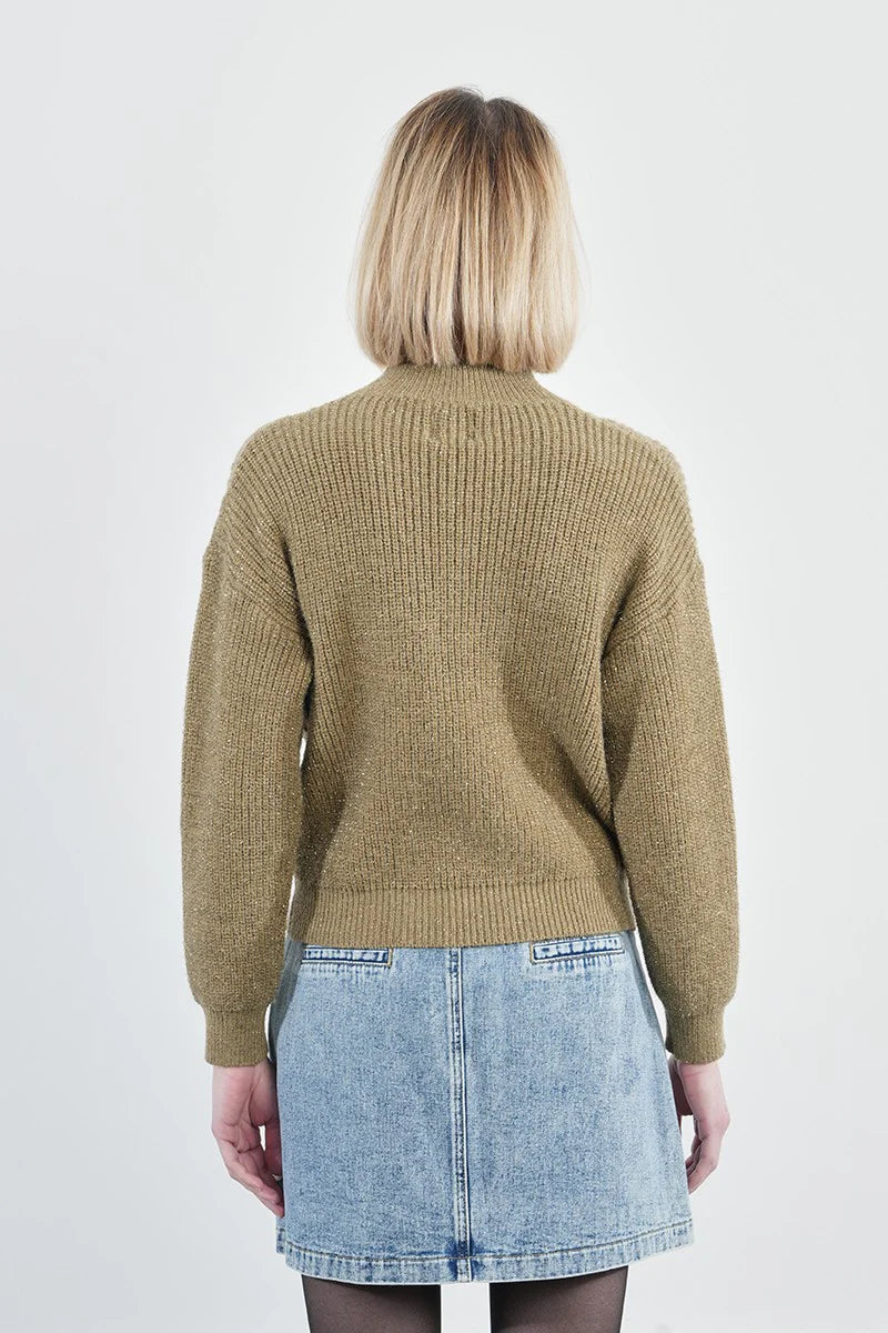 LUCY MOCK NECK SWEATER