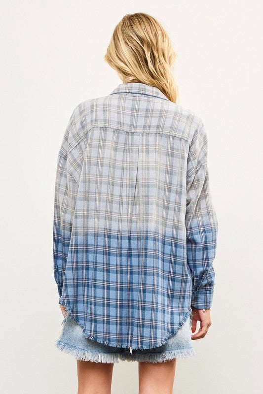 KRYSTAL DIP DYED FLANNEL