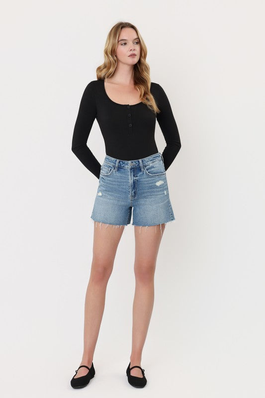 LEONA DENIM SHORTS