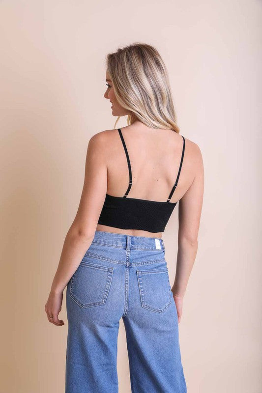 TEXTURED BRALETTE