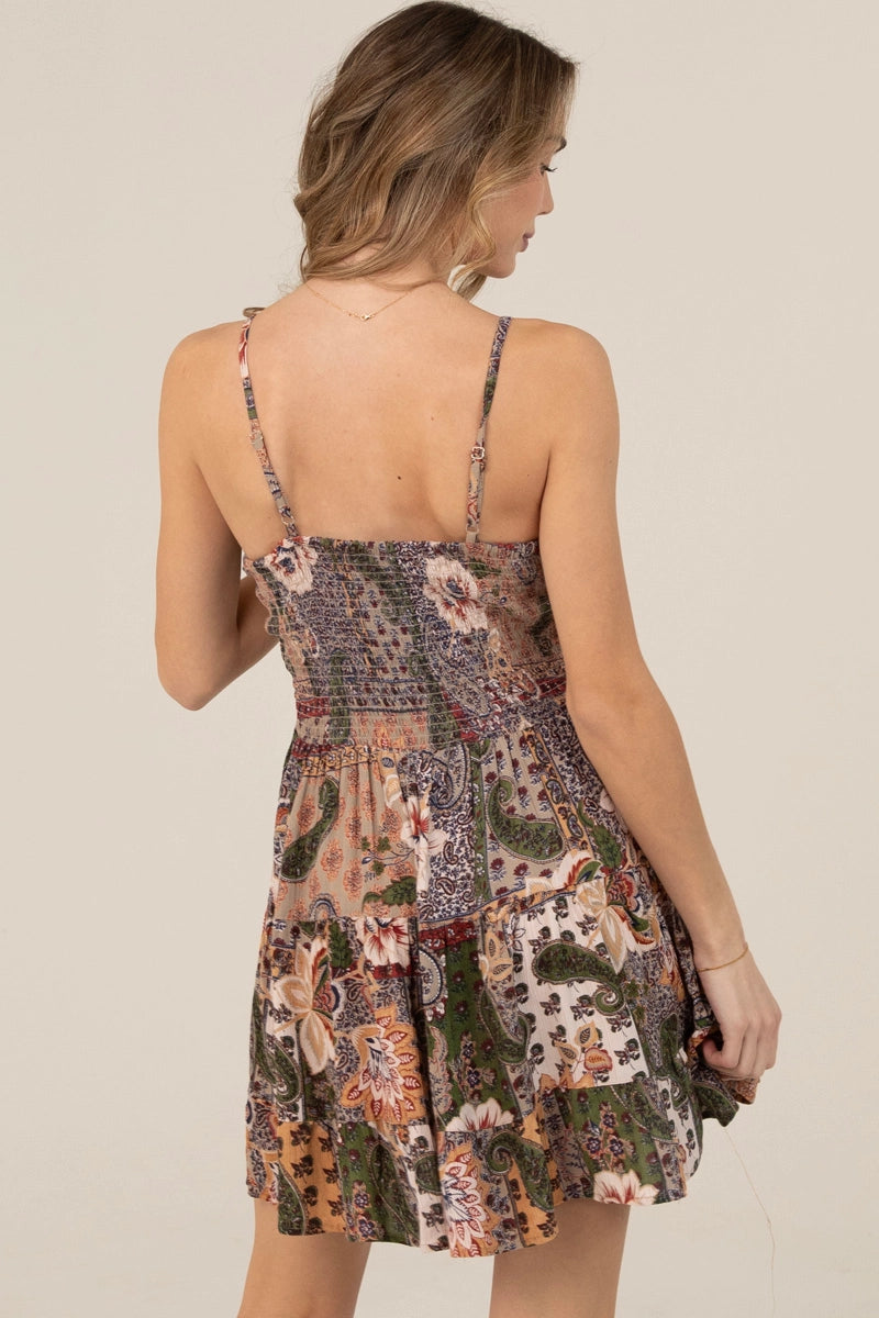 INDIA KEYHOLE MINI DRESS