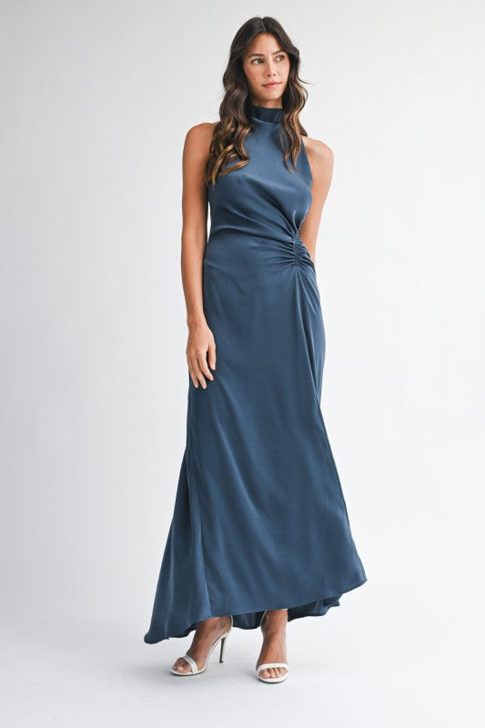 JILLIAN MOCK NECK DRESS