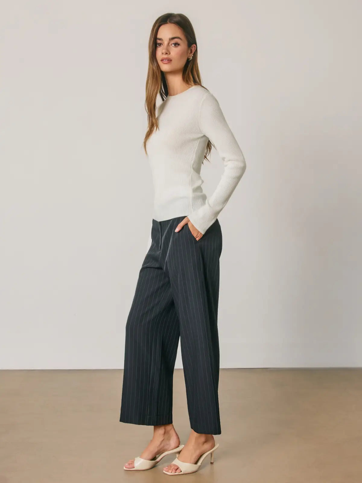 NIKKI PINSTRIPE PANTS