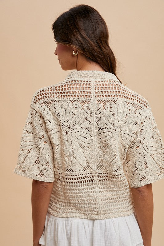 TAYLOR CROCHET SHIRT
