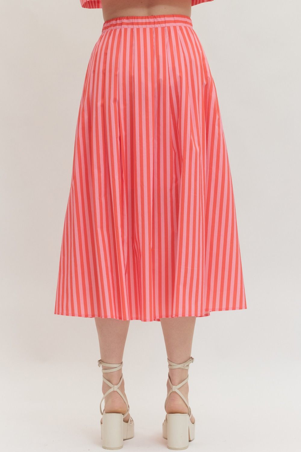 MELANIE STRIPED SKIRT