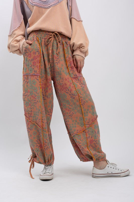 EDITH FLORAL PANTS