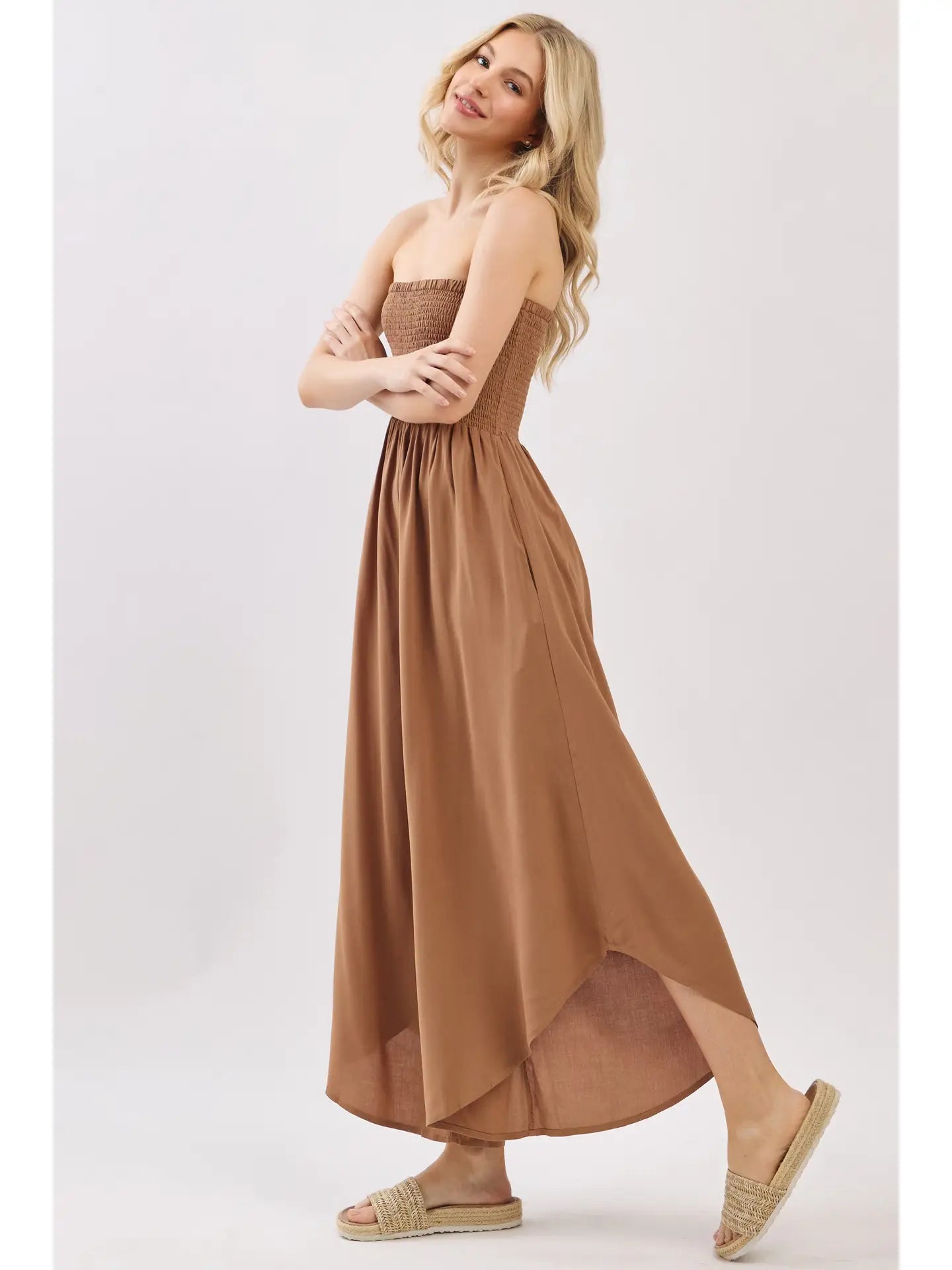 GRETA STRAPLESS JUMPSUIT