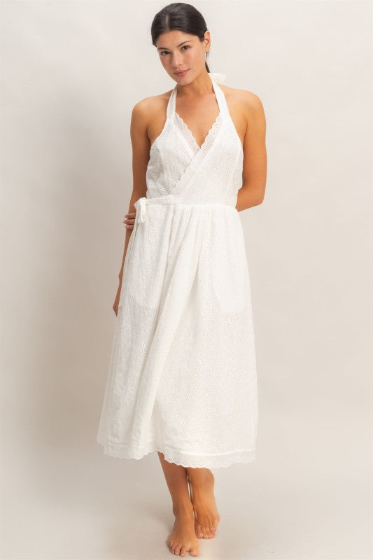 VANESSA EYELET DRESS
