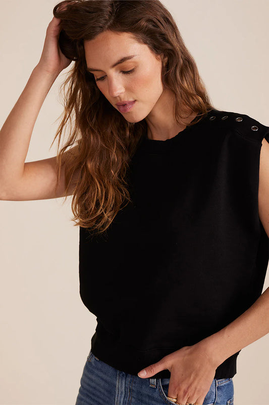ALMA FRENCH TERRY SLEEVELESS TOP