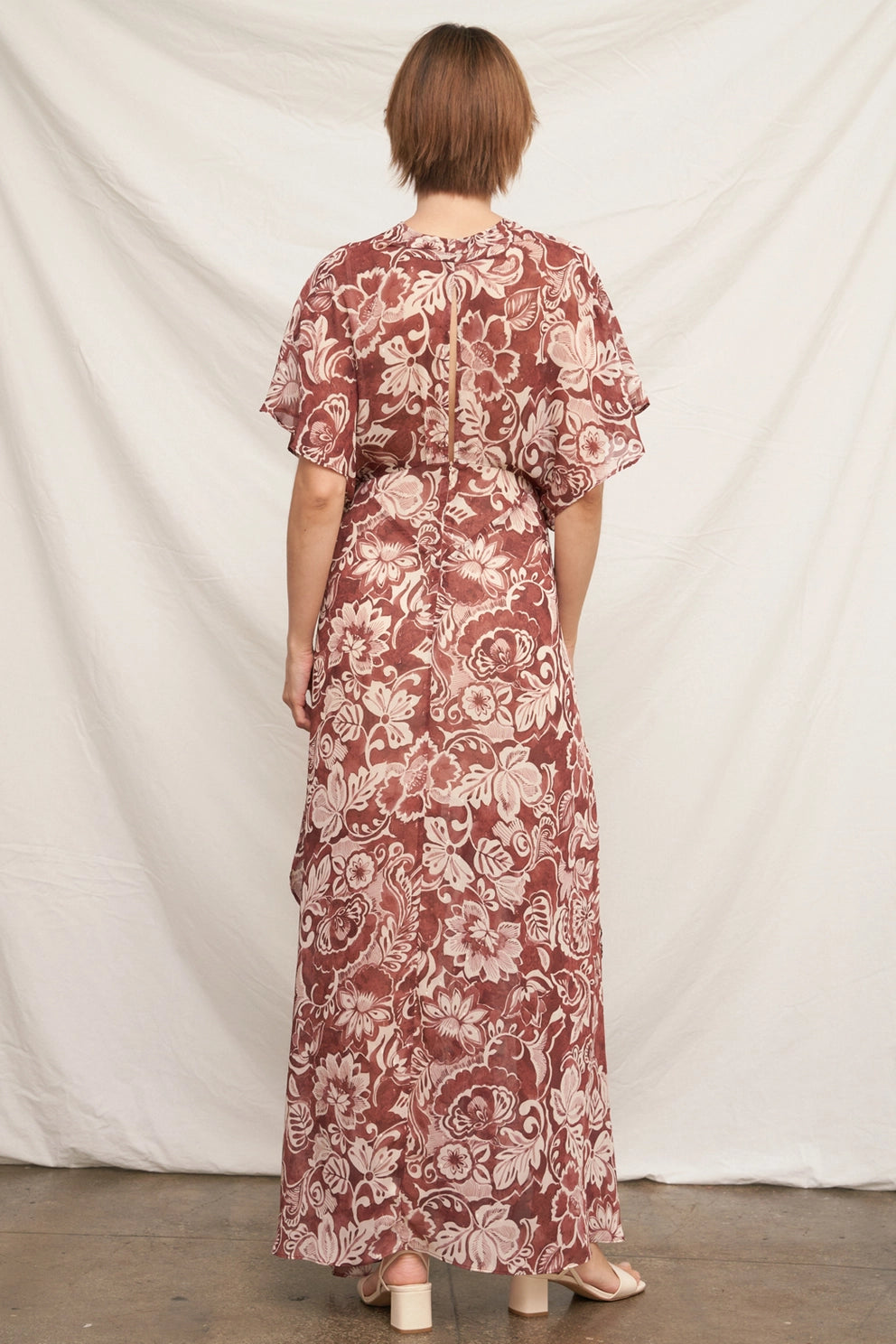 AURORA PRINTED MAXI DRESS