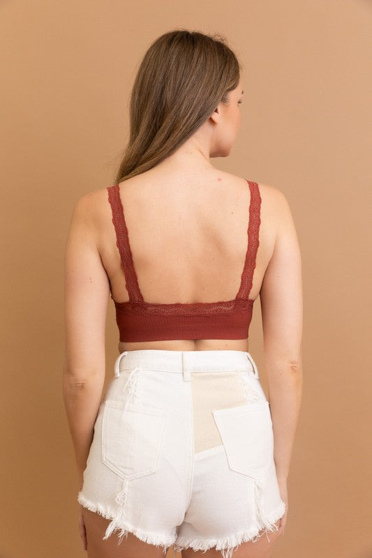 LACE TRIM BRALETTE