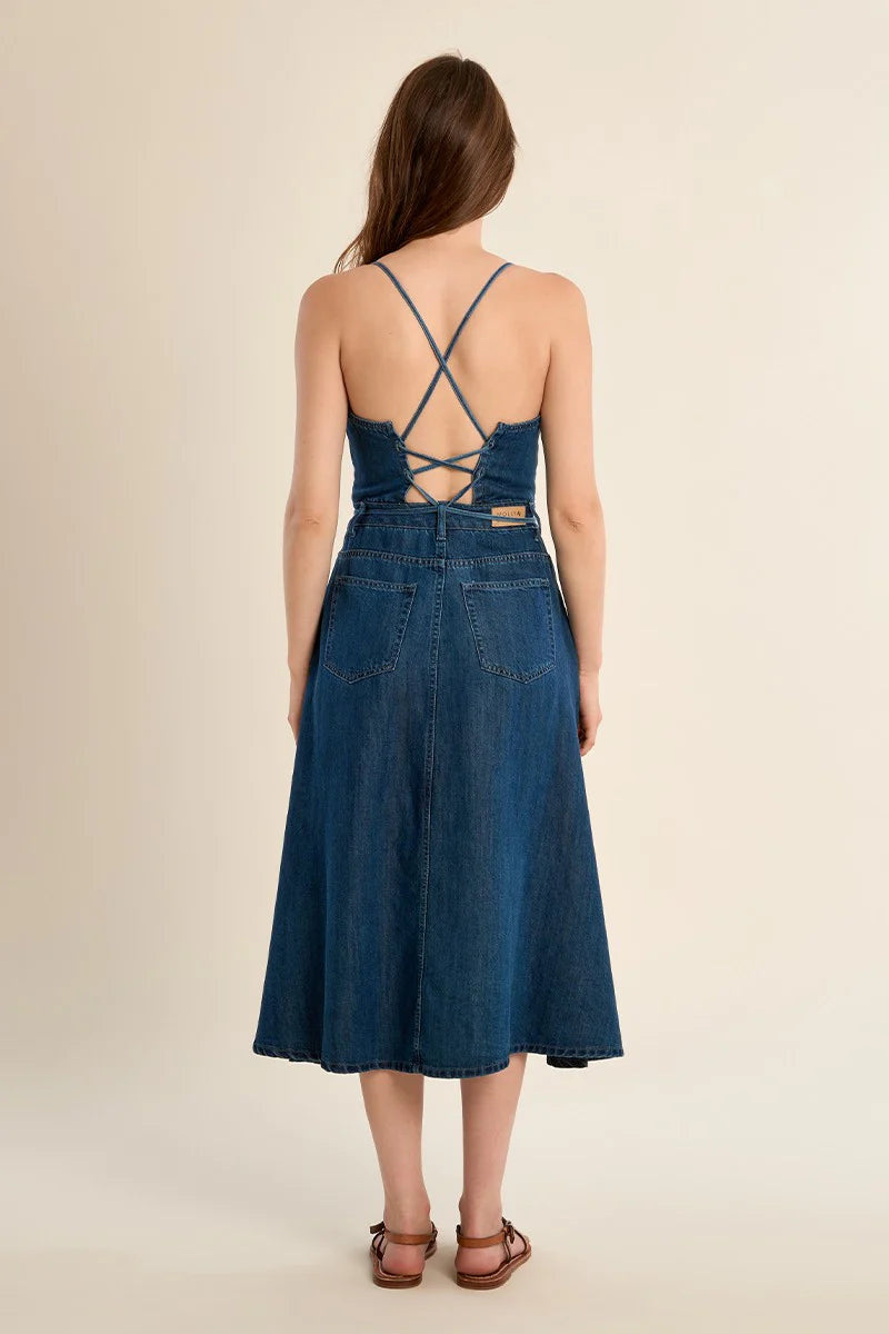 RHEA DENIM DRESS