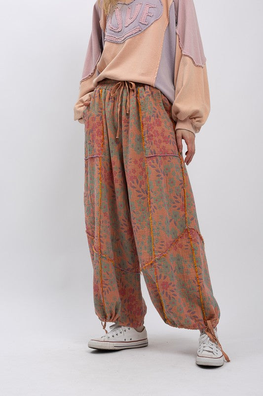 EDITH FLORAL PANTS