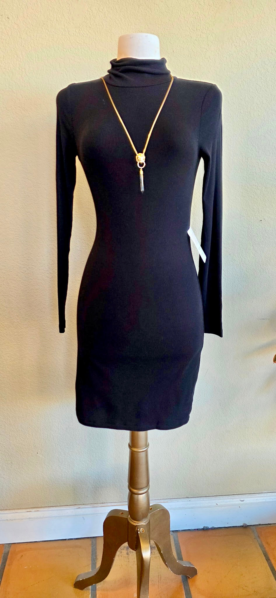 NICOLETTE MOCK NECK DRESS