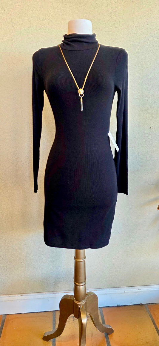NICOLETTE MOCK NECK DRESS