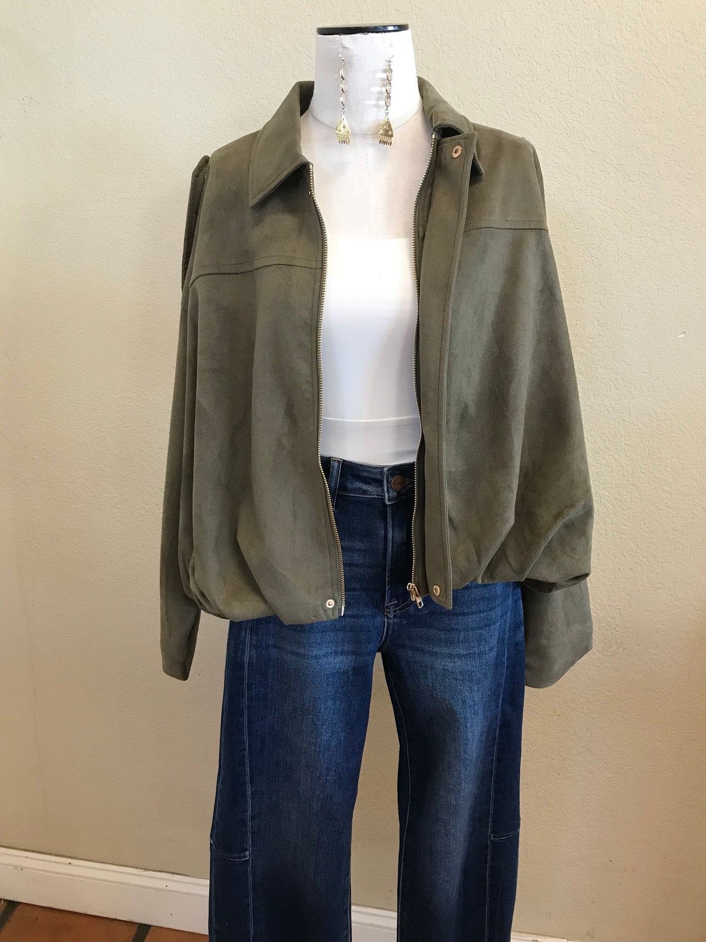 KARINA FAUX SUEDE JACKET