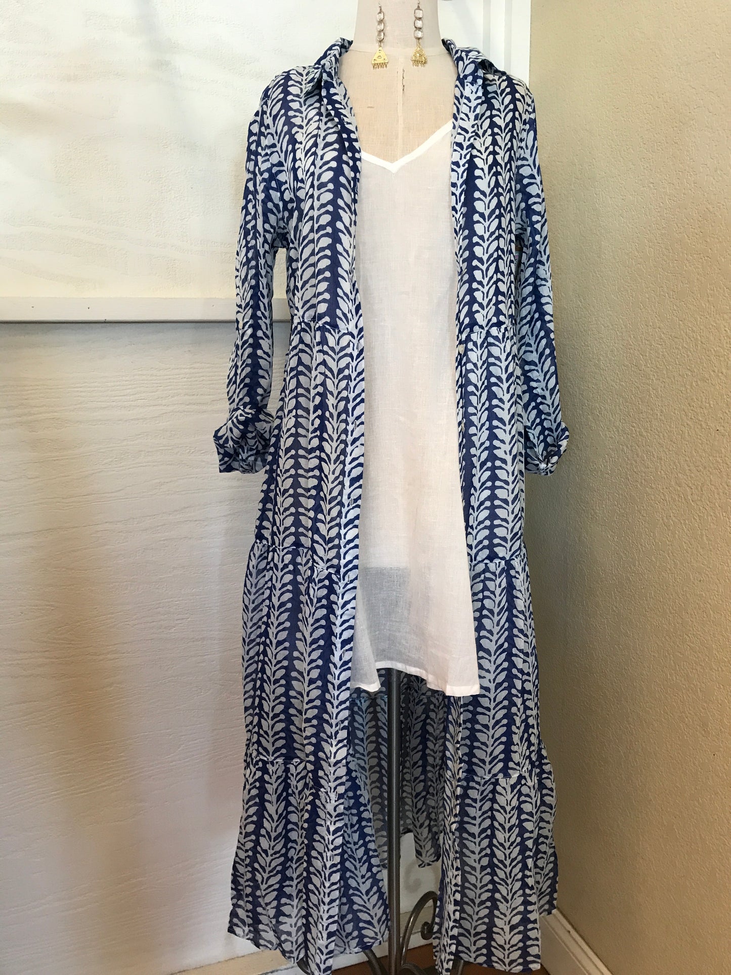 PEARL SHIRT DRESS