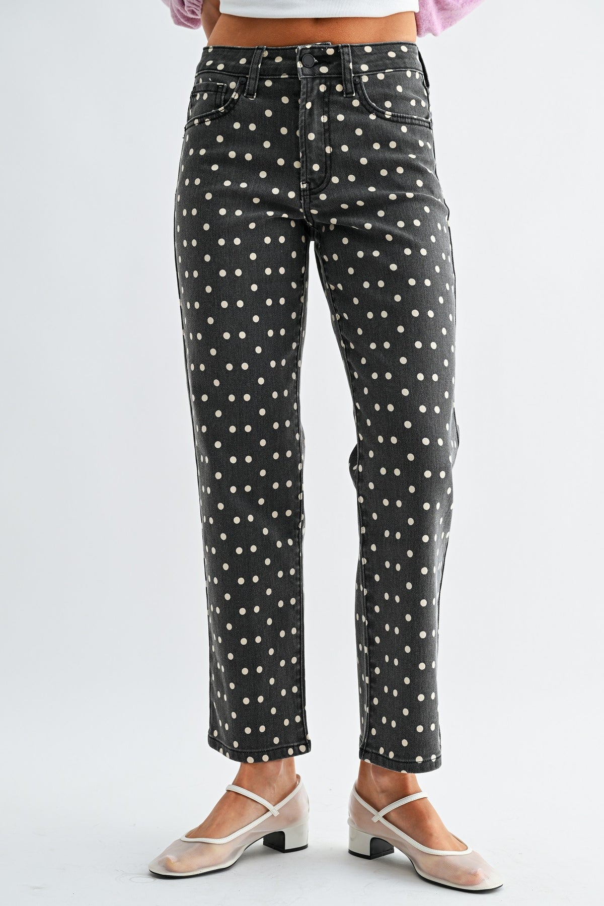 MEREDITH POLKA DOT DENIM