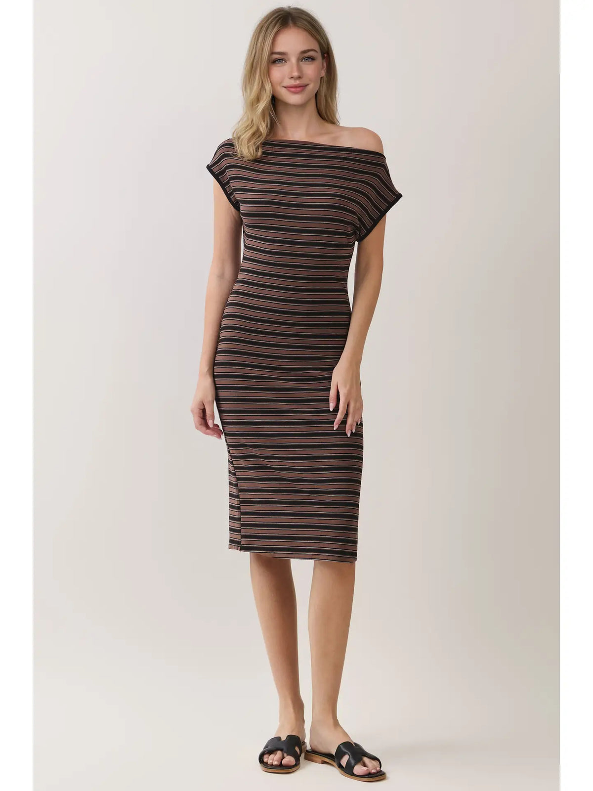 AUDREY STRIPE DRESS