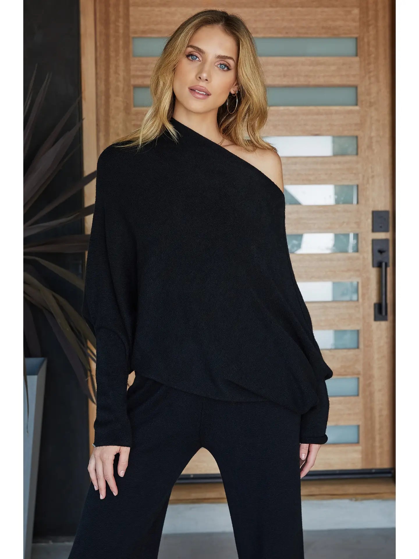 SABRINA ASYMMETRICAL SWEATER