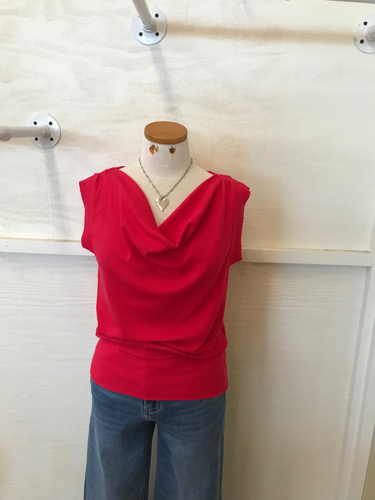 LACEY COWL NECK TOP