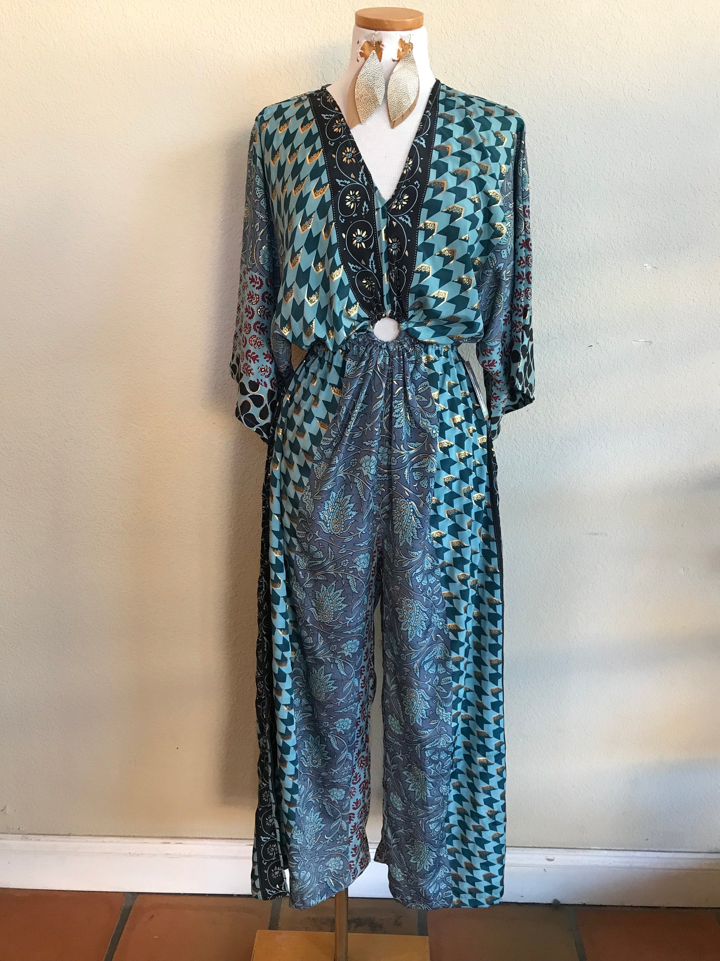 YAZMIN PRINTED JUMPSUIT