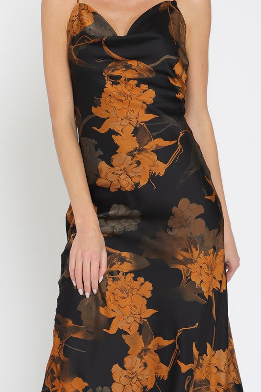 KATELYN COWL NECK DRESS