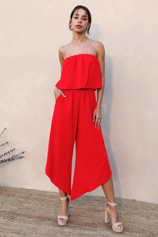 STARGAZER STRAPLESS JUMPSUIT