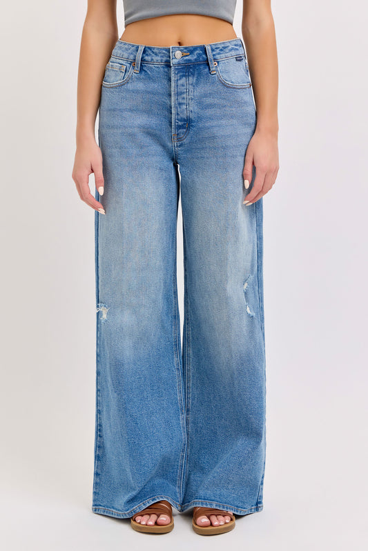 SAVANNAH WIDE LEG DENIM