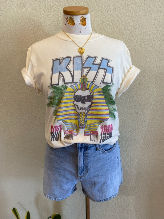 'HOT IN THE SHADE TOUR 1990' KISS TEE