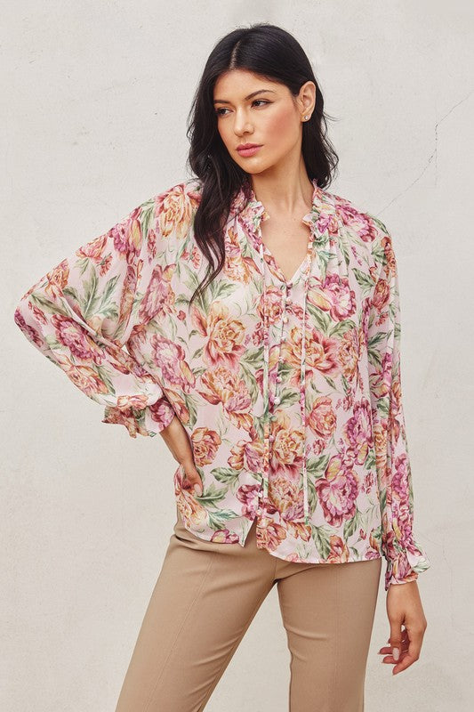 JILLIAN FLORAL BLOUSE