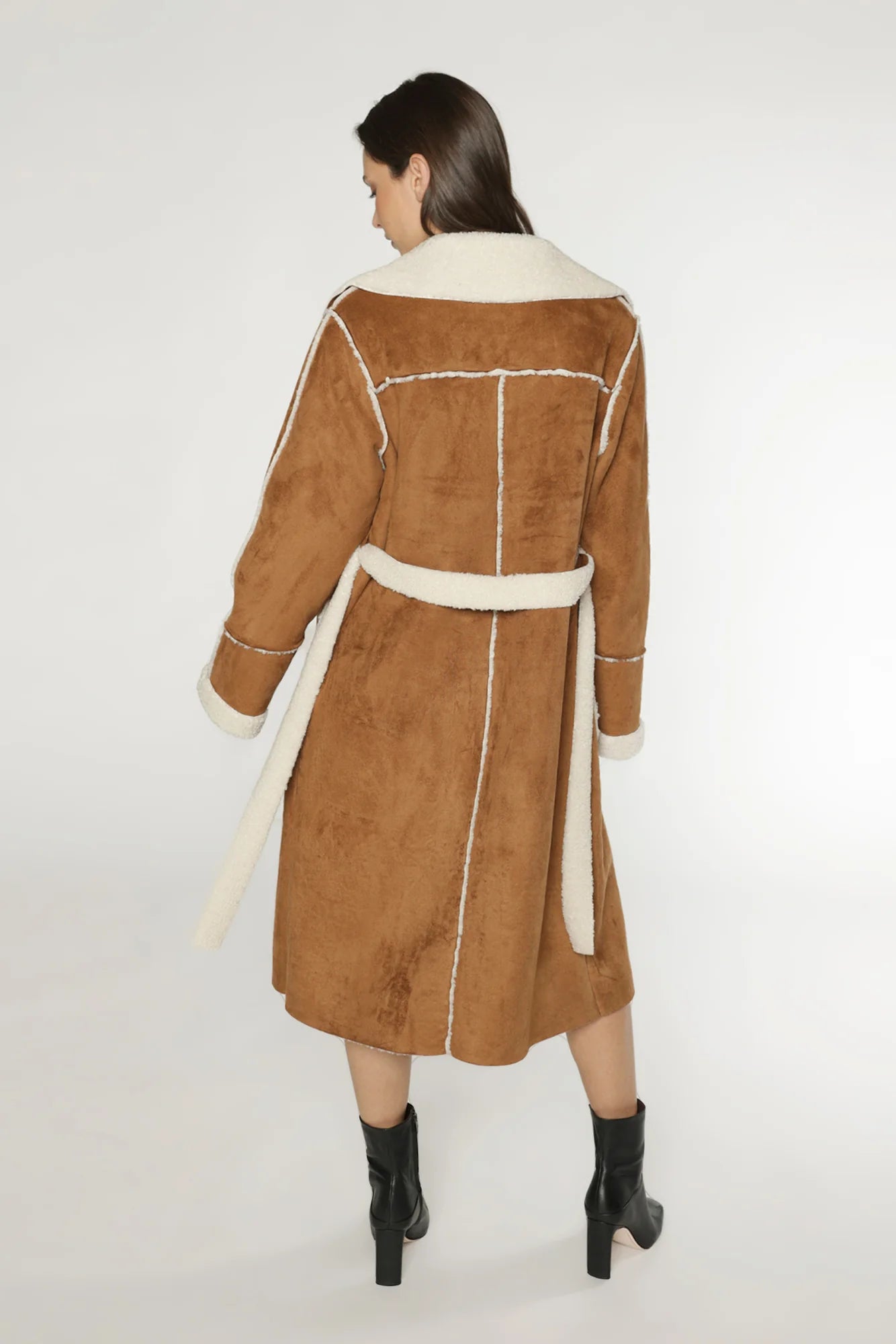 MICHELLE SHERPA TRENCH COAT