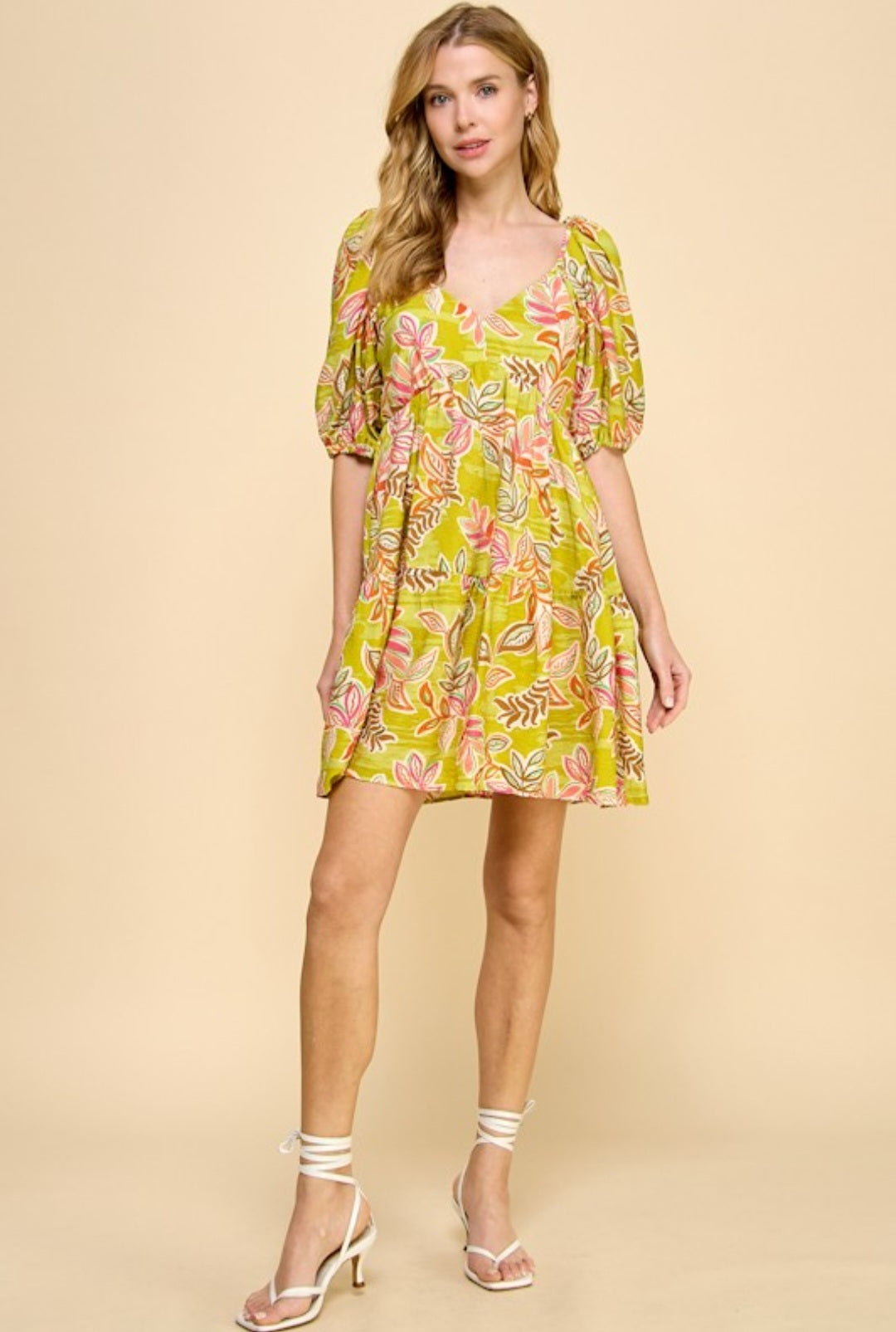 CORRINE FLORAL MINI DRESS