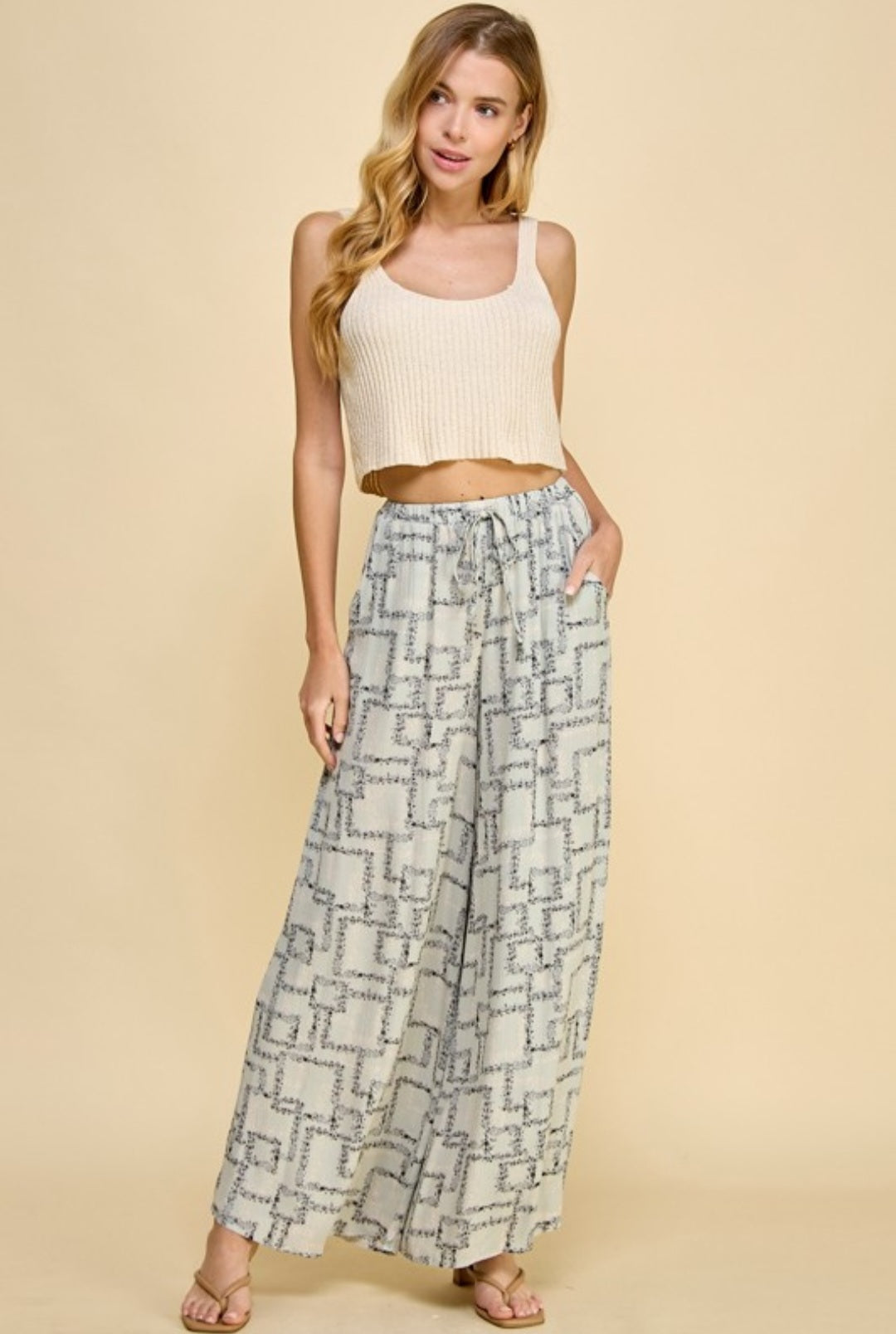 KIMBERLY PRINTED PANTS