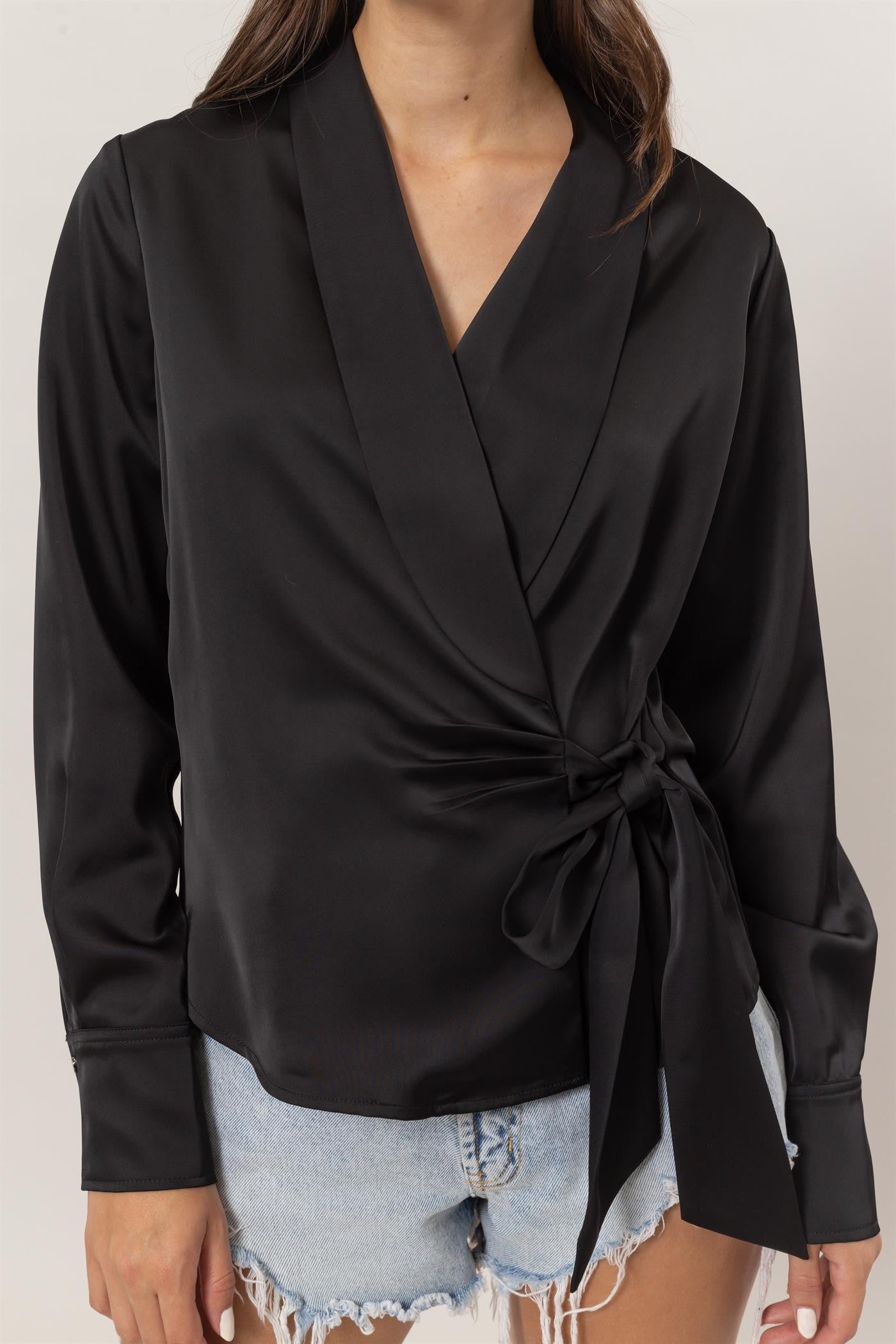 HEATHER SATIN BLOUSE