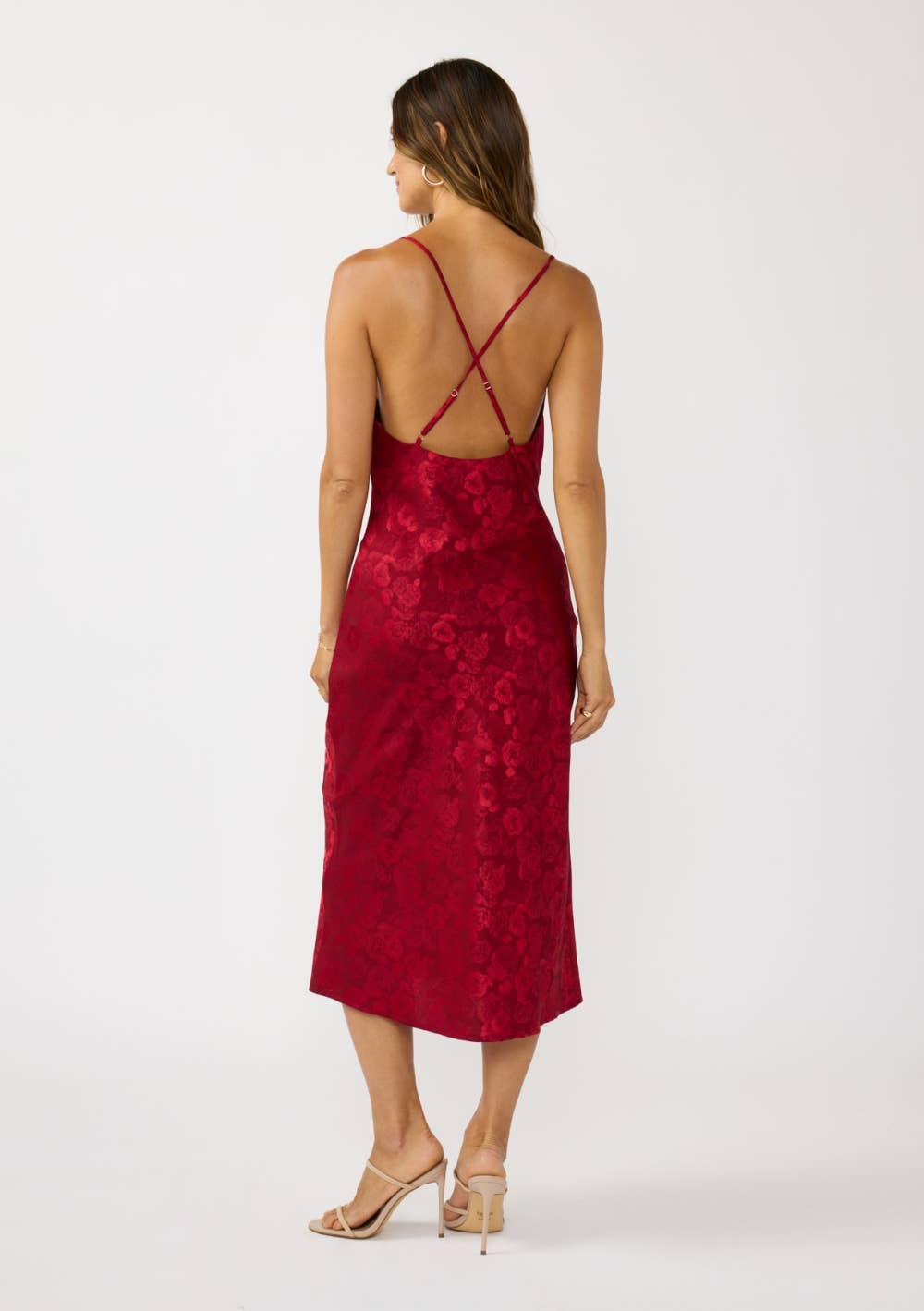 CAMI COWL NECK DRESS