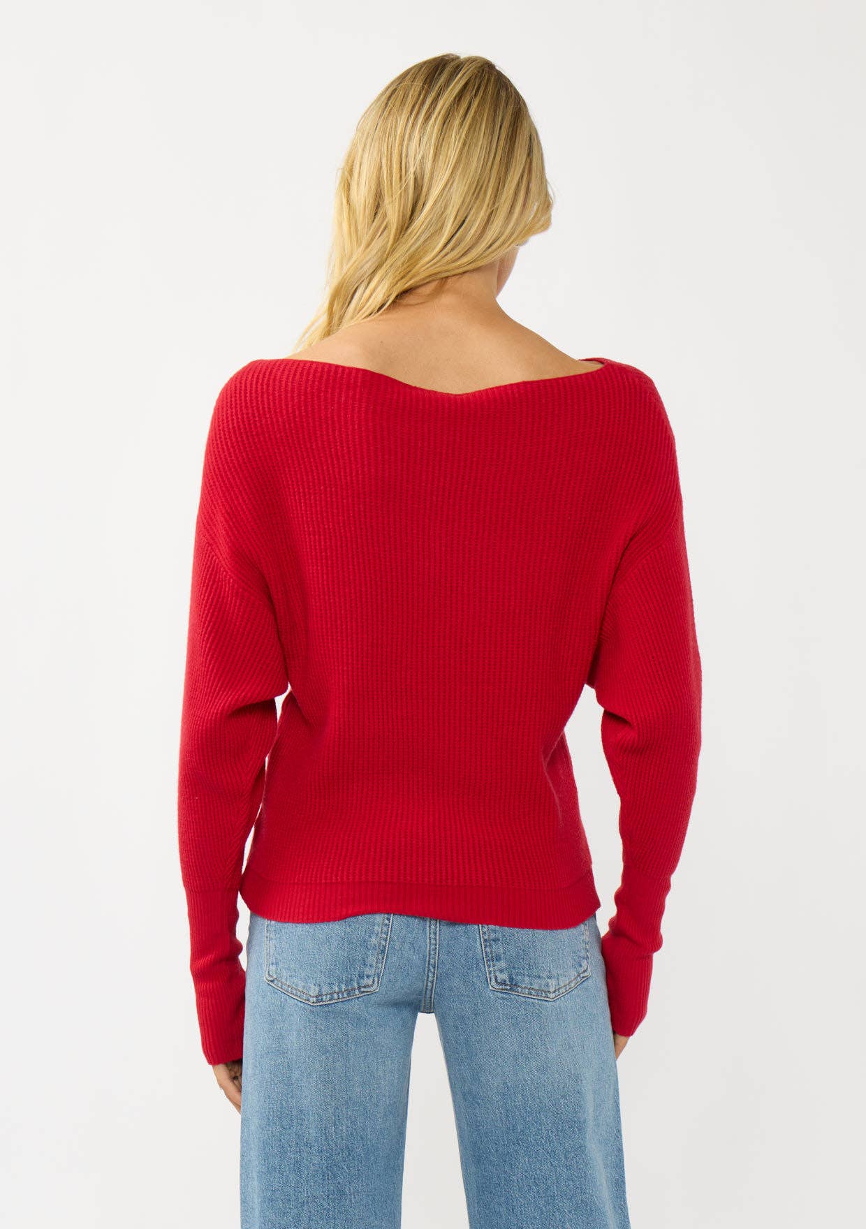 HARLOW OFF THE SHOULDER SWEATER