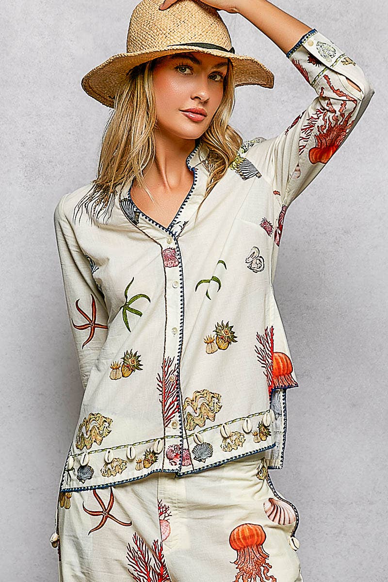 NAOMI SEASIDE BLOUSE