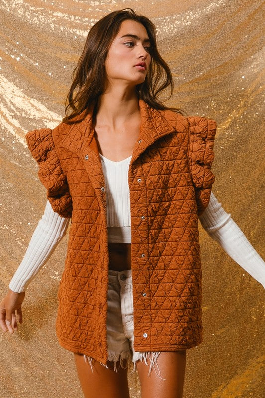 GENEVIEVE QUILTED VEST