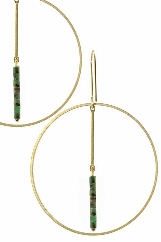 Turquoise Hoop Crossing