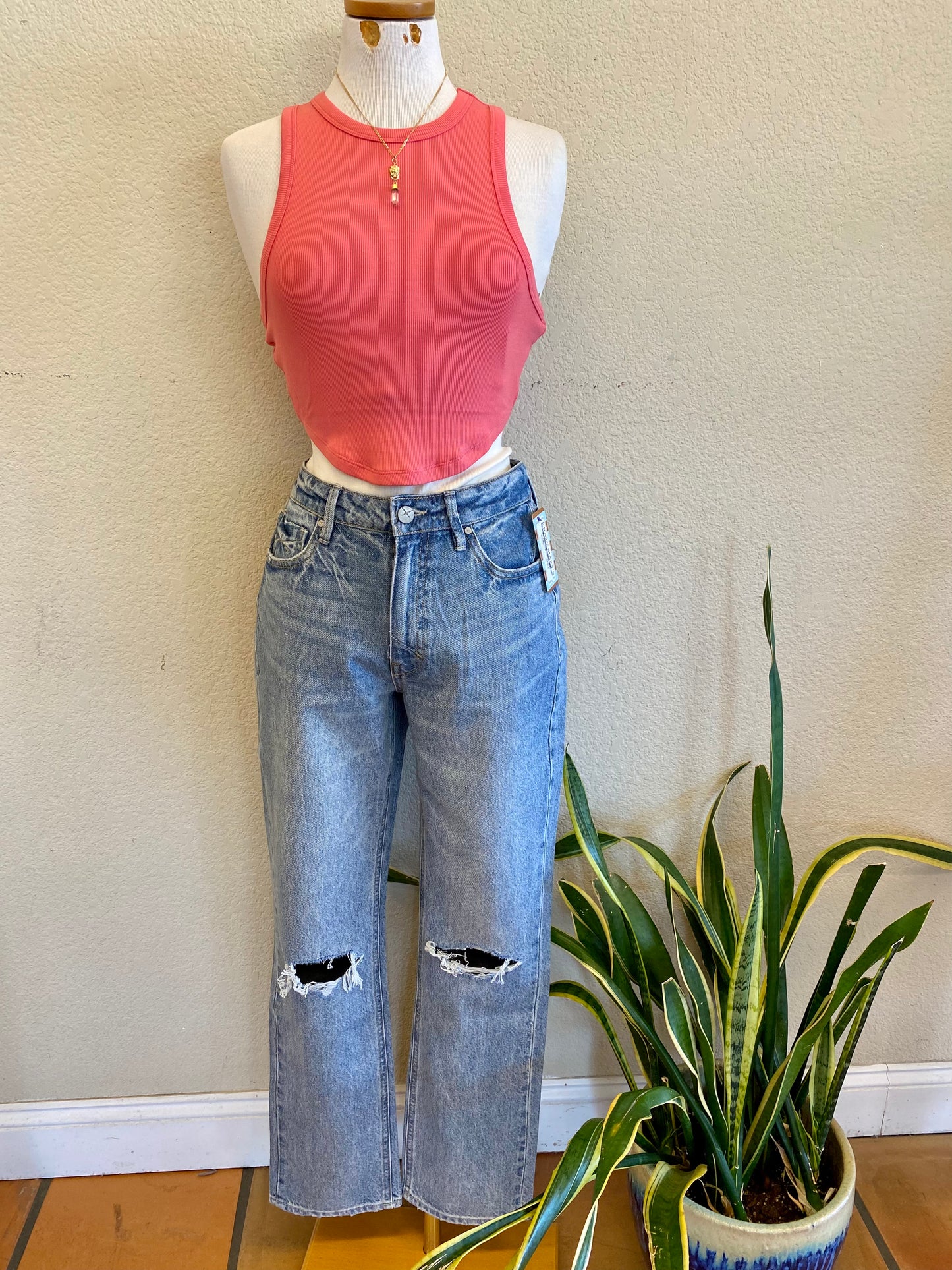 Remington Rouge Straight Fit Mom Jeans